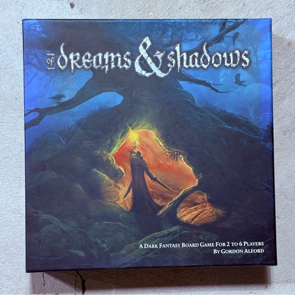 Of Dreams & Shadows Board Game - By Gordon Alford Greenbrier Games - NEW